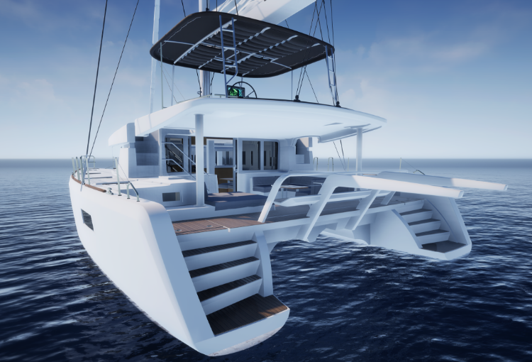 catamaran sailing simulator